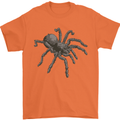A Tarantula Spider Mens T-Shirt 100% Cotton Orange