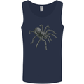 A Tarantula Spider Mens Vest Tank Top Navy Blue