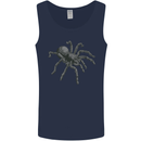 A Tarantula Spider Mens Vest Tank Top Navy Blue