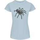 A Tarantula Spider Womens Petite Cut T-Shirt Light Blue