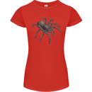 A Tarantula Spider Womens Petite Cut T-Shirt Red