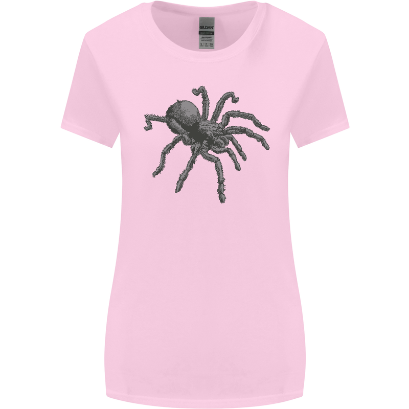 A Tarantula Spider Womens Wider Cut T-Shirt Light Pink