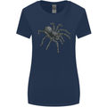 A Tarantula Spider Womens Wider Cut T-Shirt Navy Blue