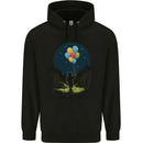 A Teddy Bear Holding Balloons Fantasy Childrens Kids Hoodie Black