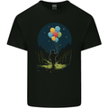 A Teddy Bear Holding Balloons Fantasy Kids T-Shirt Childrens Black