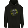 A Tiger in the Grass Childrens Kids Hoodie Black