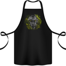 A Tiger in the Grass Cotton Apron 100% Organic Black