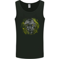 A Tiger in the Grass Mens Vest Tank Top Black