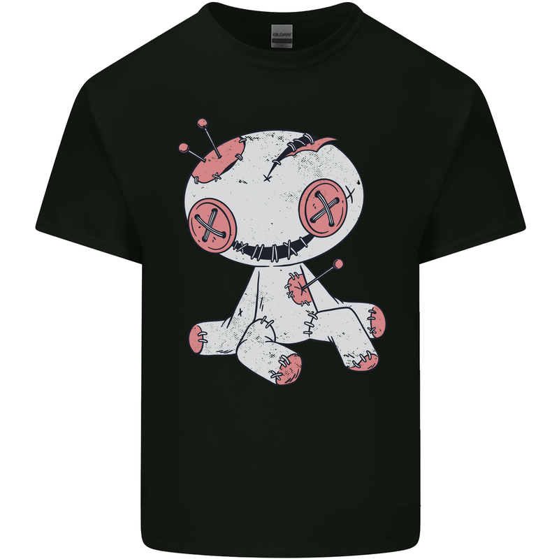 A Torn Voodoo Doll Heart Dark Magic Halloween Kids T-Shirt Childrens Black