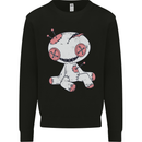 A Torn Voodoo Doll Heart Dark Magic Halloween Mens Sweatshirt Jumper Black