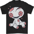A Torn Voodoo Doll Heart Dark Magic Halloween Mens T-Shirt 100% Cotton BLACK