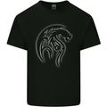 A Tribal Dragon Tattoo Style Mens Cotton T-Shirt Tee Top Black
