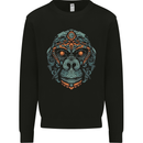 A Tribal Gorilla Kids Sweatshirt Jumper Black