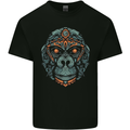 A Tribal Gorilla Mens Cotton T-Shirt Tee Top Black