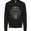 A Tribal Gorilla Mens Sweatshirt Jumper Black