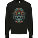 A Tribal Gorilla Mens Sweatshirt Jumper Black