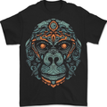 A Tribal Gorilla Mens T-Shirt 100% Cotton BLACK