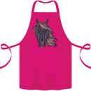 A Tribal Horse Equestrian Cotton Apron 100% Organic Pink