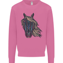 A Tribal Horse Equestrian Mens Sweatshirt Jumper Azalea