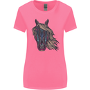 A Tribal Horse Equestrian Womens Wider Cut T-Shirt Azalea