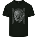 A Tribal Skull Celtic Kids T-Shirt Childrens Black