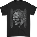 A Tribal Skull Celtic Mens T-Shirt 100% Cotton Black