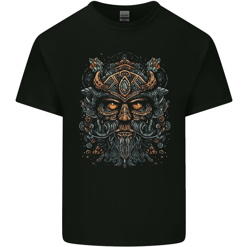 A Tribal Viking Pagan Celtic Warrior Kids T-Shirt Childrens Black