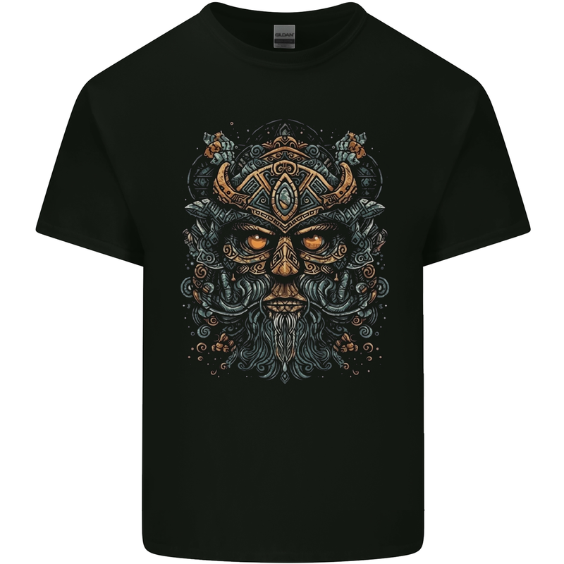 A Tribal Viking Pagan Celtic Warrior Mens Cotton T-Shirt Tee Top Black