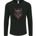A Tribal Viking With Symbols Mens Long Sleeve T-Shirt Black
