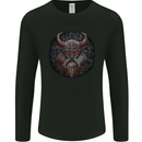 A Tribal Viking With Symbols Mens Long Sleeve T-Shirt Black