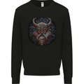 A Tribal Viking With Symbols Mens Sweatshirt Jumper Black