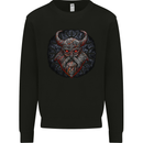 A Tribal Viking With Symbols Mens Sweatshirt Jumper Black
