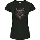 A Tribal Viking With Symbols Womens Petite Cut T-Shirt Black