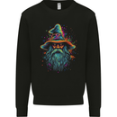 A Trippy Old Fantasy Wizard Mens Sweatshirt Jumper Black