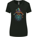 A Trippy Old Fantasy Wizard Womens Wider Cut T-Shirt Black