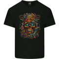 A Twisted FUBAR Skull Demon Pirate Mens Cotton T-Shirt Tee Top Black