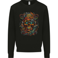 A Twisted FUBAR Skull Demon Pirate Mens Sweatshirt Jumper Black