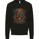 A Twisted FUBAR Skull Demon Pirate Mens Sweatshirt Jumper Black