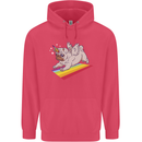 A Unicorn Pug Dog Childrens Kids Hoodie Heliconia