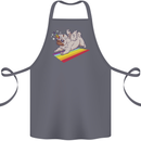 A Unicorn Pug Dog Cotton Apron 100% Organic Steel