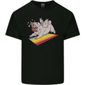 A Unicorn Pug Dog Kids T-Shirt Childrens Black