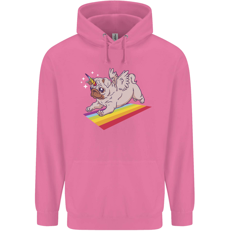 A Unicorn Pug Dog LGBT Childrens Kids Hoodie Azalea