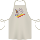A Unicorn Pug Dog LGBT Cotton Apron 100% Organic Natural