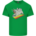 A Unicorn Pug Dog LGBT Kids T-Shirt Childrens Irish Green