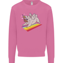 A Unicorn Pug Dog LGBT Mens Sweatshirt Jumper Azalea