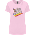 A Unicorn Pug Dog LGBT Womens Wider Cut T-Shirt Light Pink