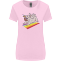 A Unicorn Pug Dog Womens Wider Cut T-Shirt Light Pink