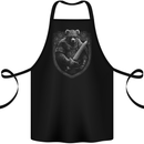A Viking Bear With A Sword Cotton Apron 100% Organic Black