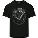 A Viking Bear With A Sword Mens Cotton T-Shirt Tee Top Black