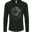 A Viking Bear With A Sword Mens Long Sleeve T-Shirt Black